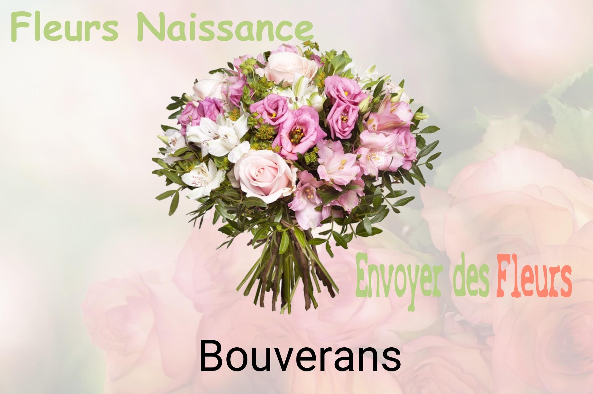 Bouquet de fleurs de naissance livré à Bouverans